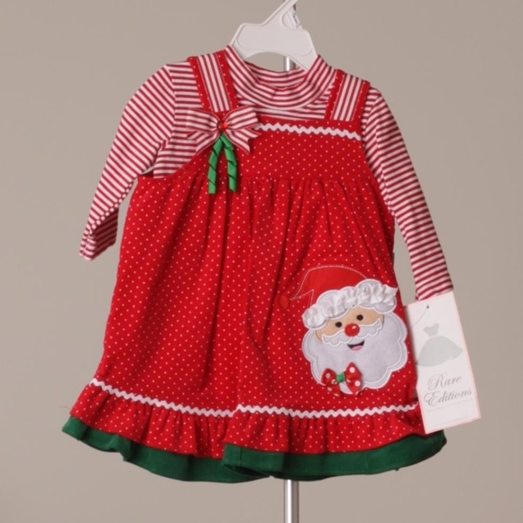 Rare Editions Other - RARE EDITION– 2 PC - CORDUROY DRESS & STRIP SHIRT